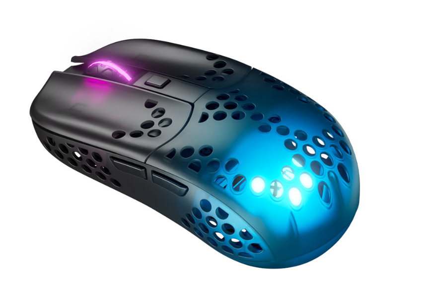 Cherry Xtrfy MZ1 - Maus - ergonomisch - optisch - kabellos - 2.4 GHz - kabelloser Empfänger (USB)