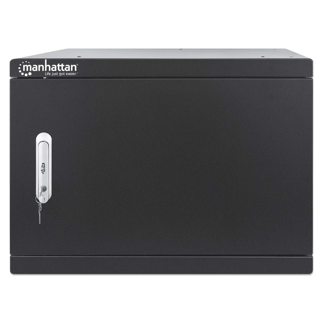 Manhattan 180351, Schrank zur Verwaltung tragbarer Geräte, Schwarz, Wand, 3 cm, 34 cm, 25 cm
