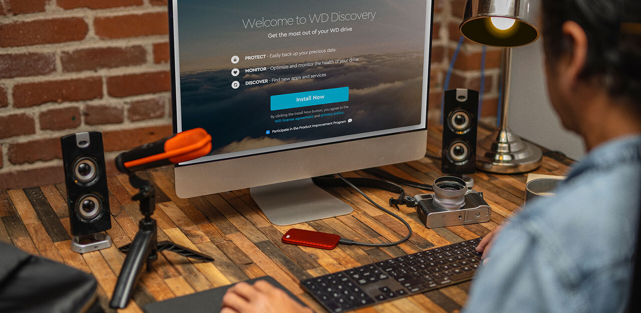 Western Digital WD My Passport SSD grau 4TB, USB-C 3.1