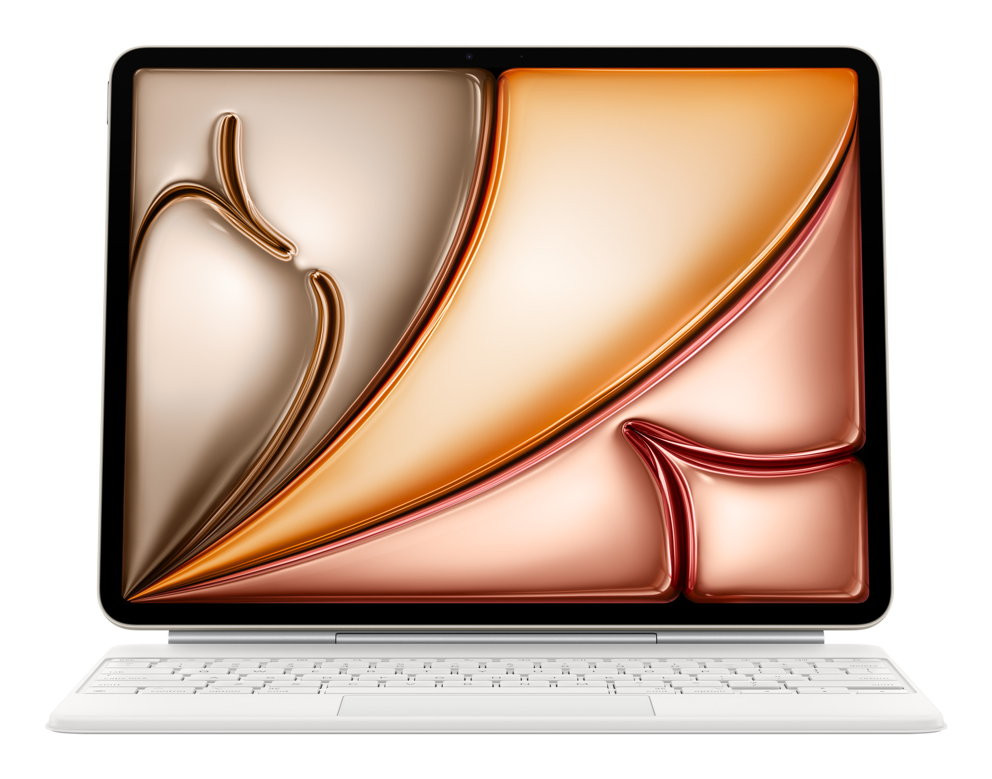 Apple Magic Keyboard, QWERTY, US Englisch, Trackpad, Scherenschalter, Apple, iPad Air 13 tum (M3) iP