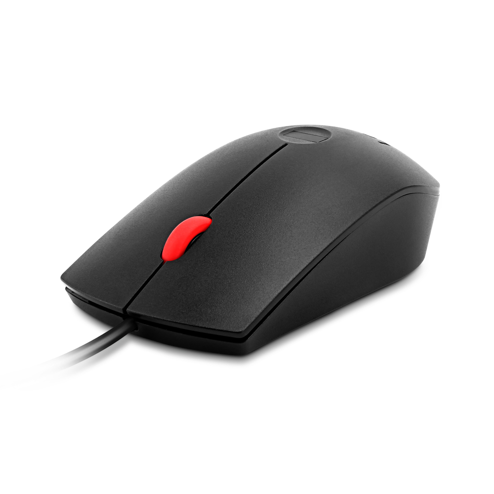Lenovo Maus - ergonomisch - optisch - 3 Tasten