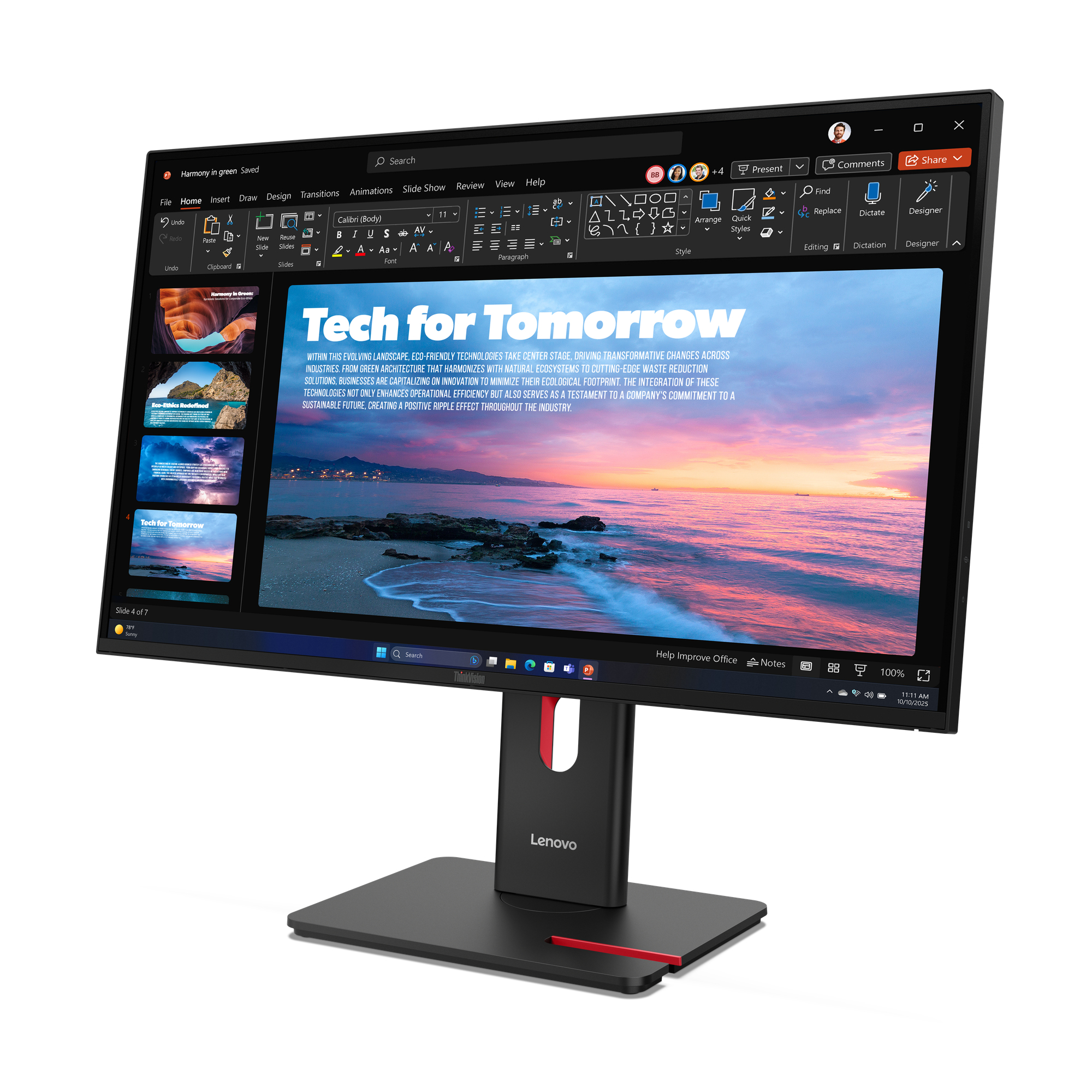 Lenovo ThinkVision T27qd-40 - LED-Monitor - 68.6 cm (27")