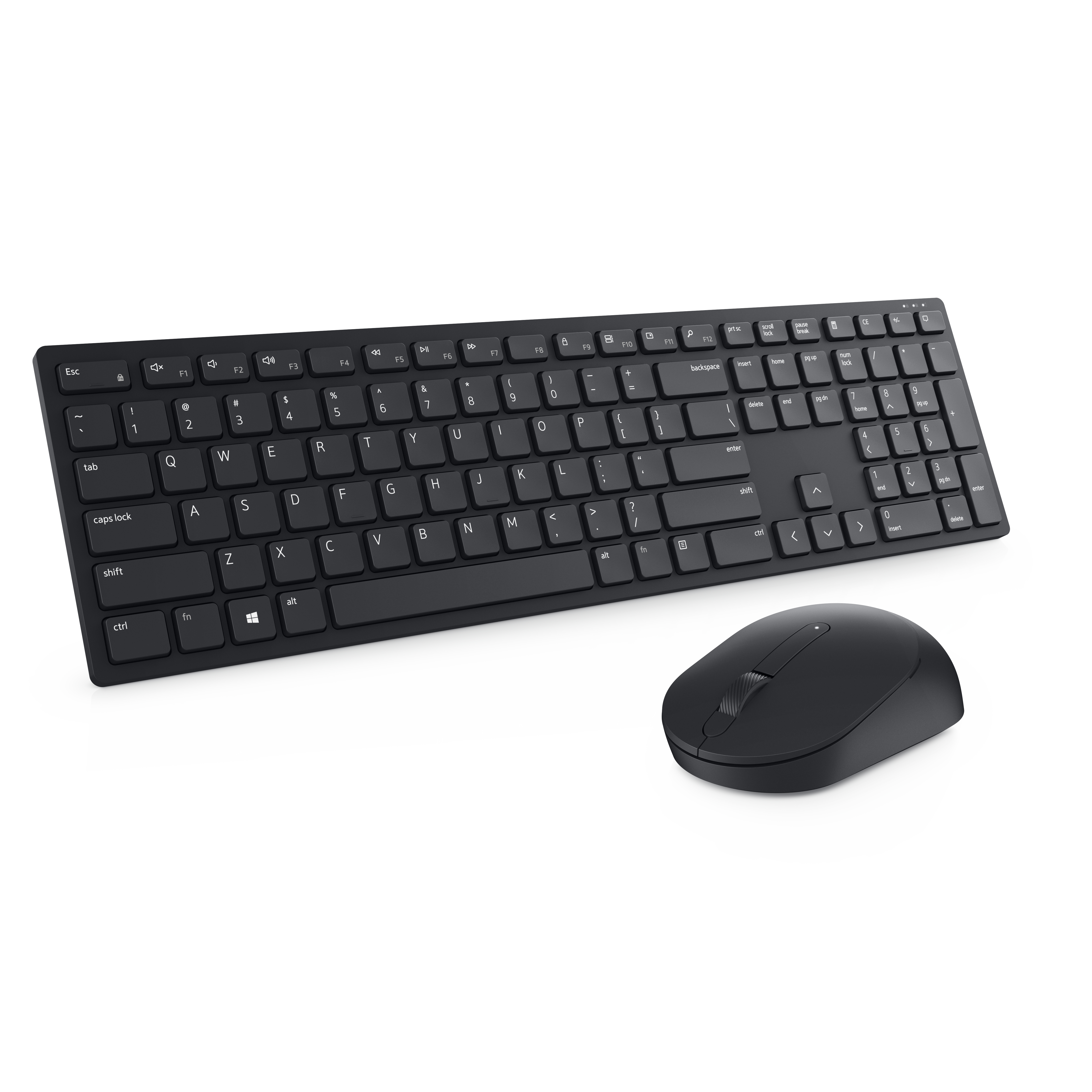 Dell KM5221W Pro Wireless Keyboard and Mouse, schwarz, USB, DE