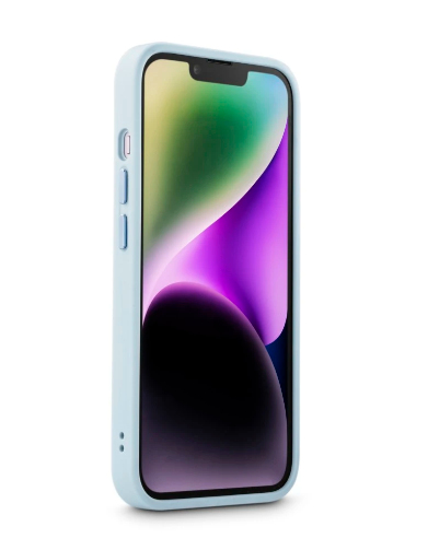 Hama 00138144, Cover, Apple, iPhone 14, 15,5 cm (6.1"), Hellblau, Transparent
