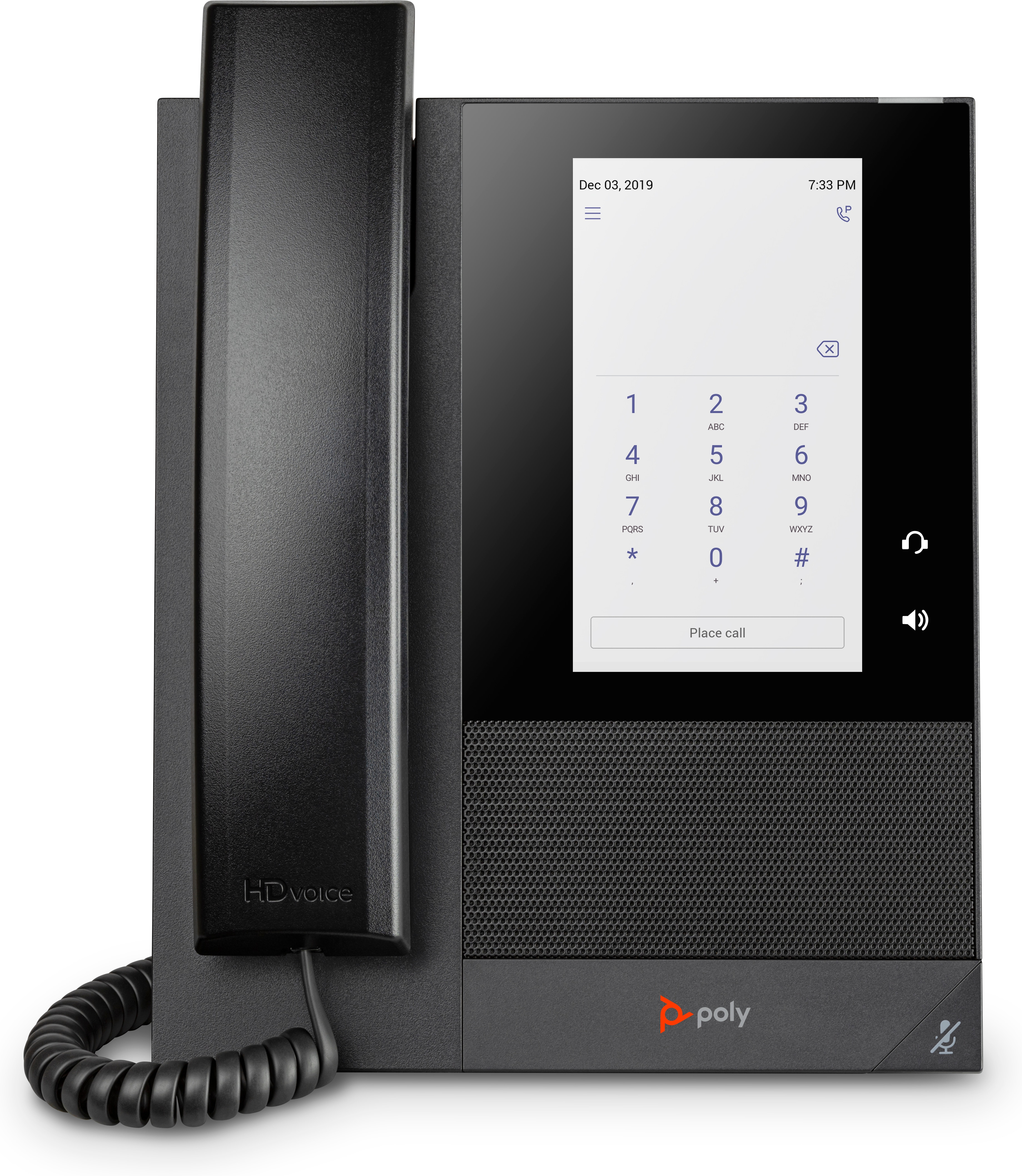 HP POLY CCX 400 Business-Medientelefon für Microsoft Teams und PoE-fähig, IP-Telefon, Schwarz, Kabel