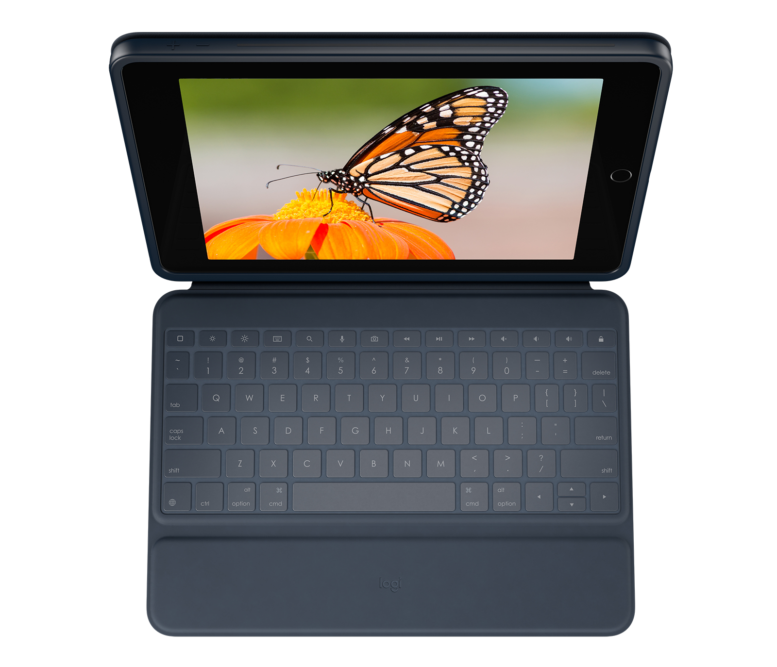 Logitech Rugged Combo 3 - Tastatur und Foliohülle - Apple Smart connector - QWERTY - Spanisch - für