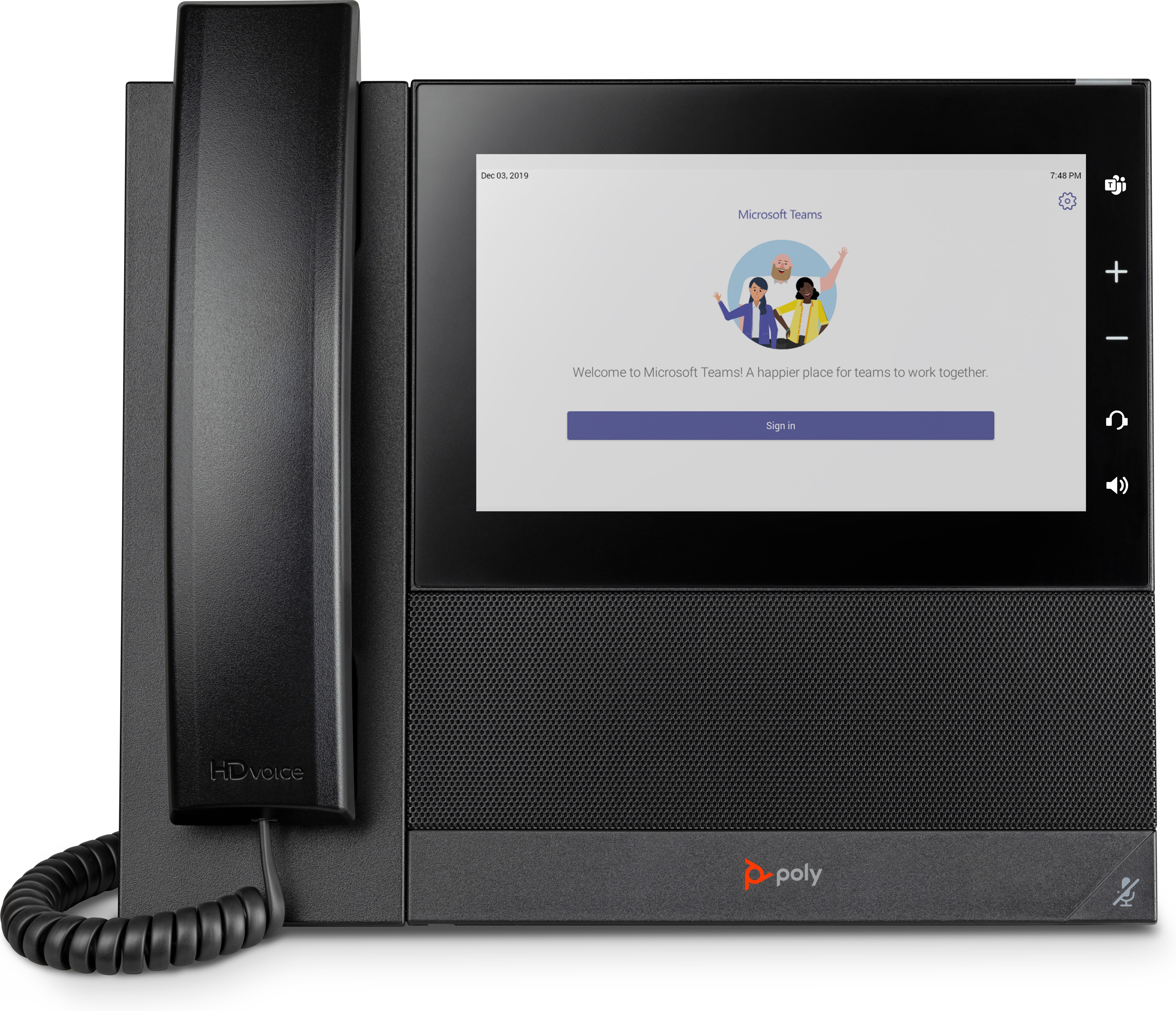 HP POLY CCX 600 Business-Medientelefon für Microsoft Teams und PoE-fähig, IP-Telefon, Schwarz, Kabel