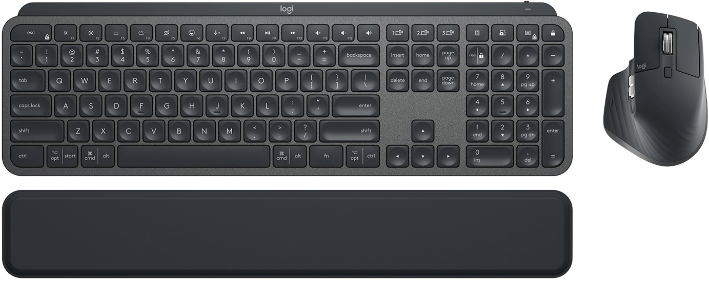 Logitech MX Keys Combo for Business Gen 2, schwarz, Logi Bolt, USB/Bluetooth, DE