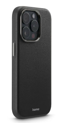 Hama Eco Premium, Cover, Apple, iPhone 15 Pro, 15,5 cm (6.1"), Schwarz