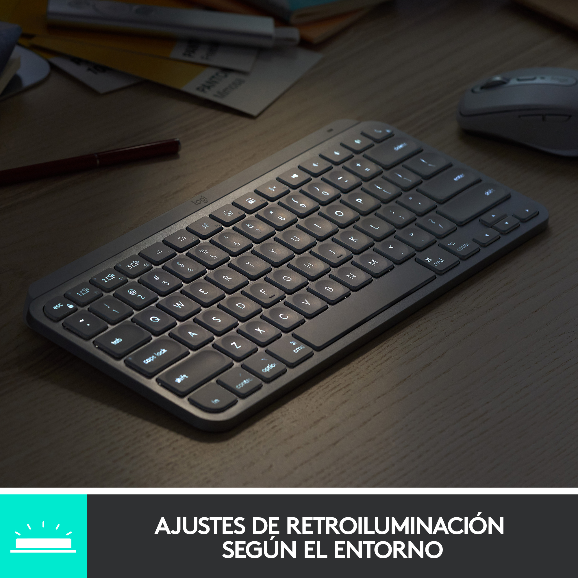 Logitech MX Keys Mini - Tastatur - hinterleuchtet