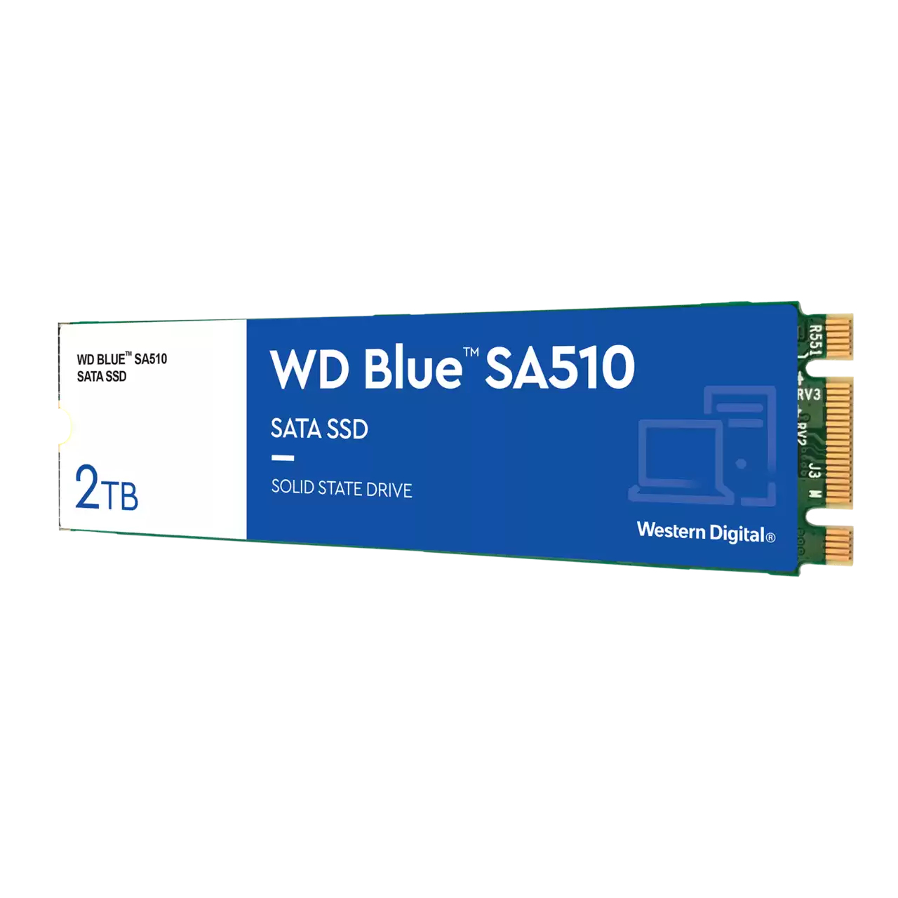 Western Digital WD Blue SA510 SSD 2TB, M.2 2280 / B-M-Key / SATA 6Gb/s