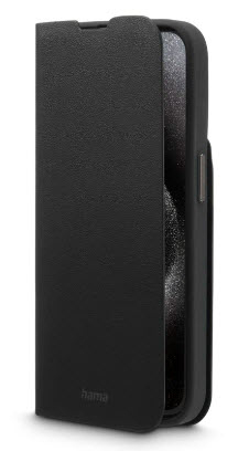 Hama Eco Premium, Folio, Apple, iPhone 15 Pro, 15,5 cm (6.1"), Schwarz