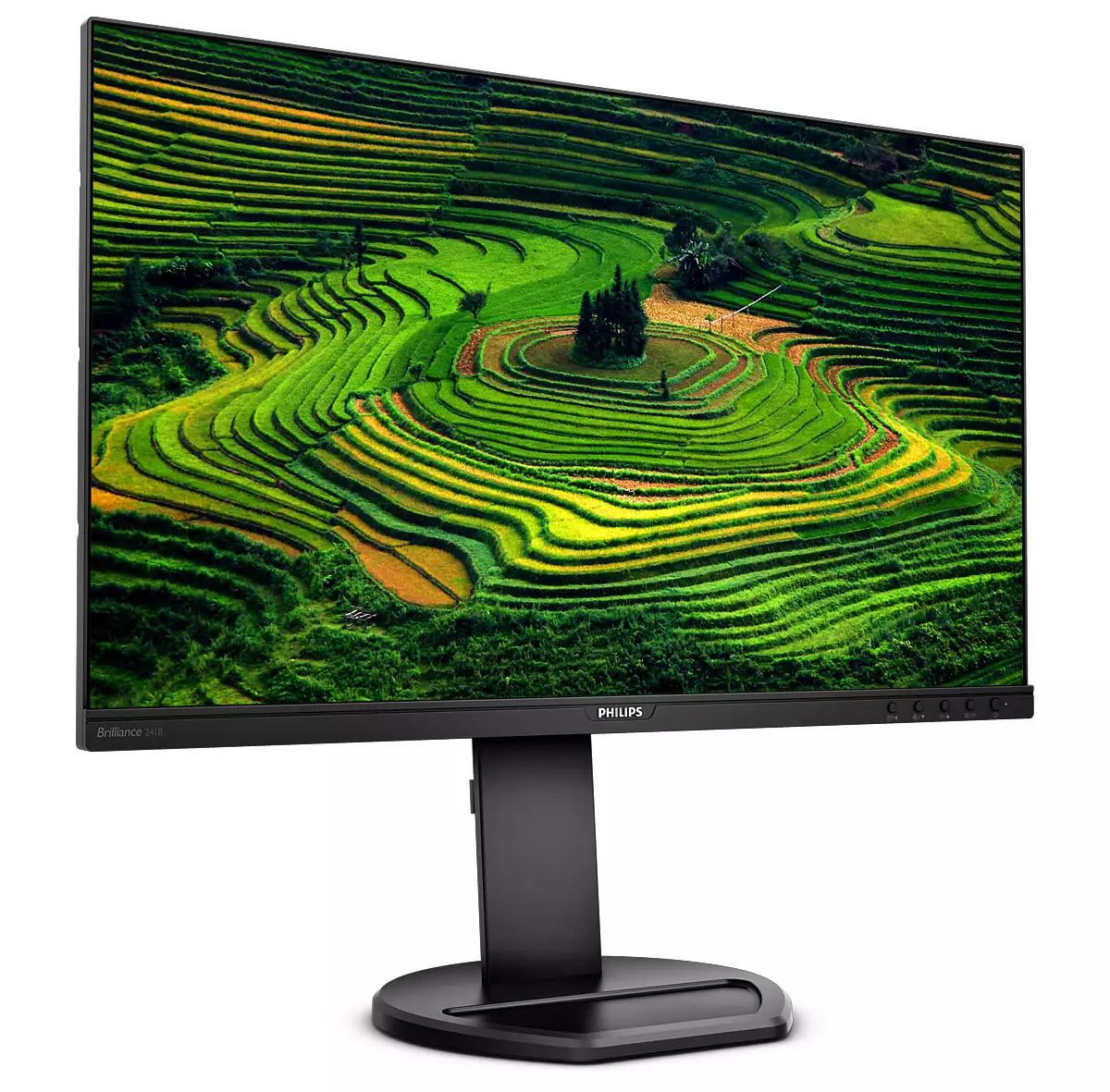 Philips B-line 241B8QJEB Monitor 60.5cm (23.8") Full HD, IPS, 5ms, HDMI, DP, VGA, DVI, USB