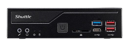 Shuttle XPC slim DH670 - Barebone - Slim-PC - LGA1700-Sockel