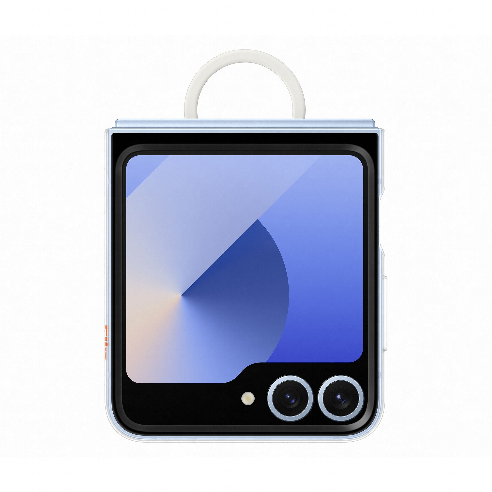 Samsung EF-QF741CTEGWW, Cover, Samsung, Galaxy Z Flip6, 17 cm (6.7"), Transparent