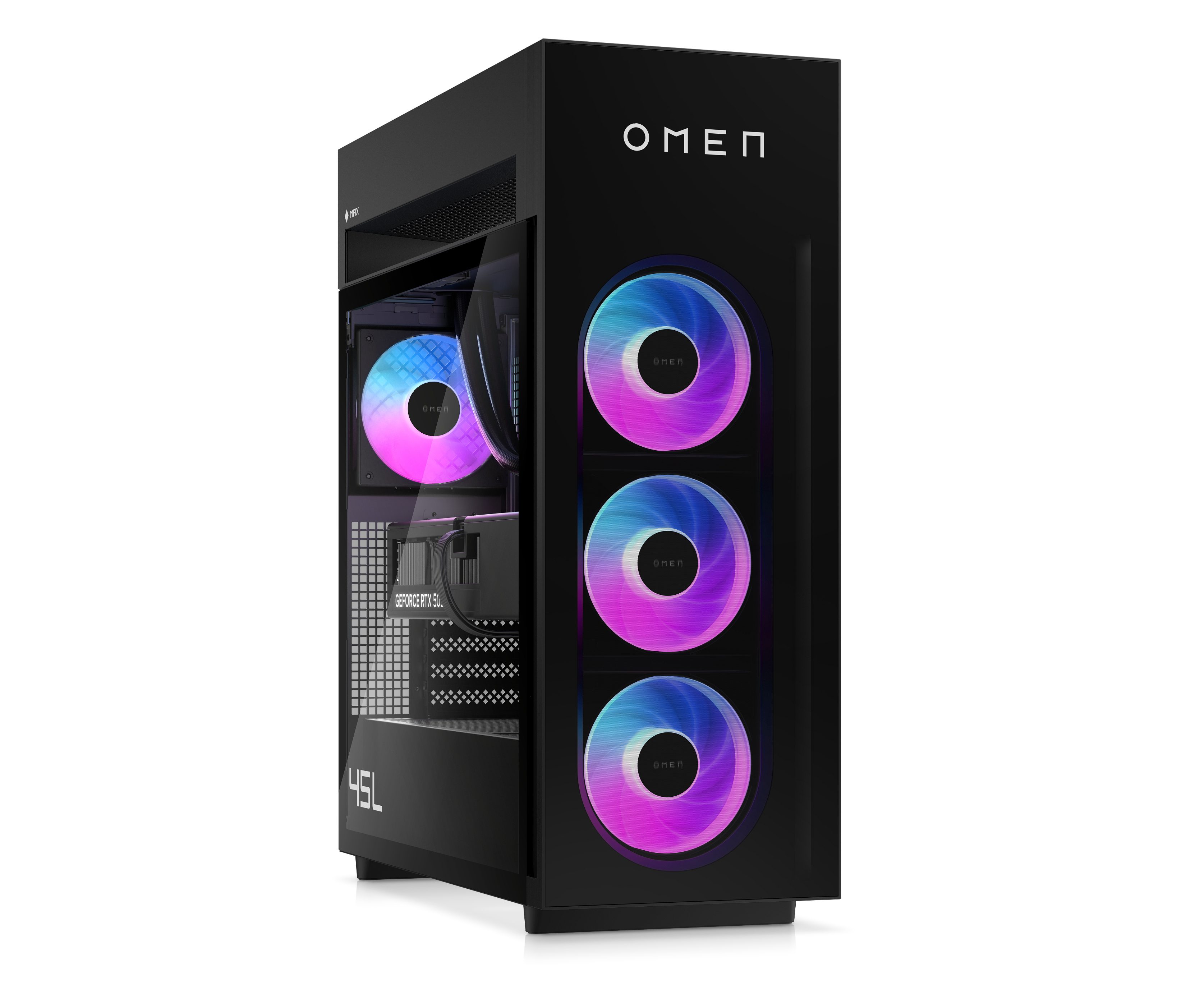 HP OMEN MAX 45L Gaming DT GT23-0695ng PC, AMD Ryzen? 9, 9900X3D, 64 GB, DDR5-SDRAM, Windows 11 Home