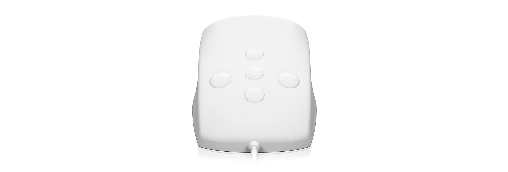 KeySonic KSM-3020M-W - Maus - 5 Tasten - kabelgebunden
