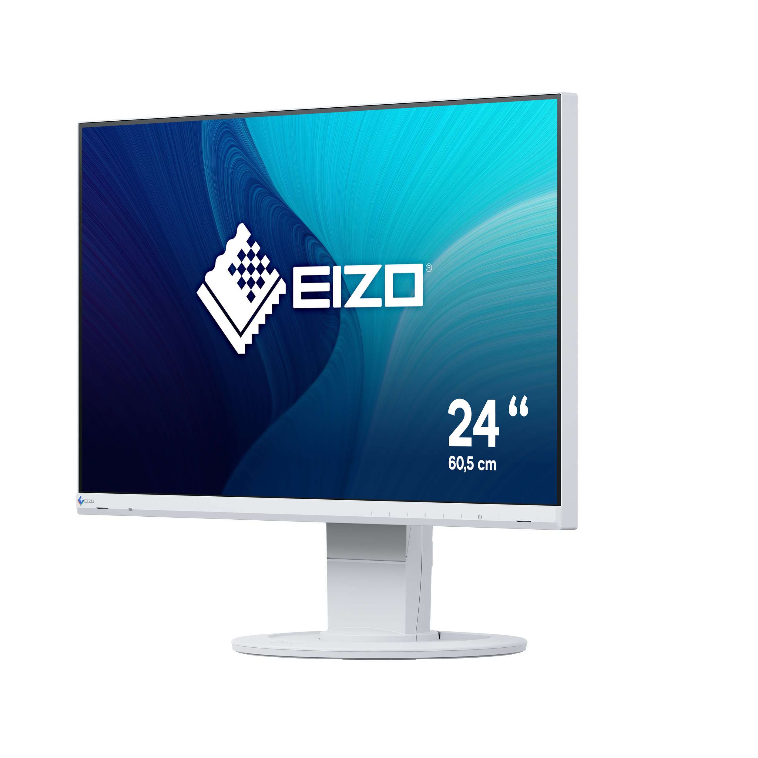 Eizo FlexScan EV2460 weiß Monitor 60.5cm (23.8") Full HD, IPS, 5ms, HDMI, DP, VGA, DVI, USB