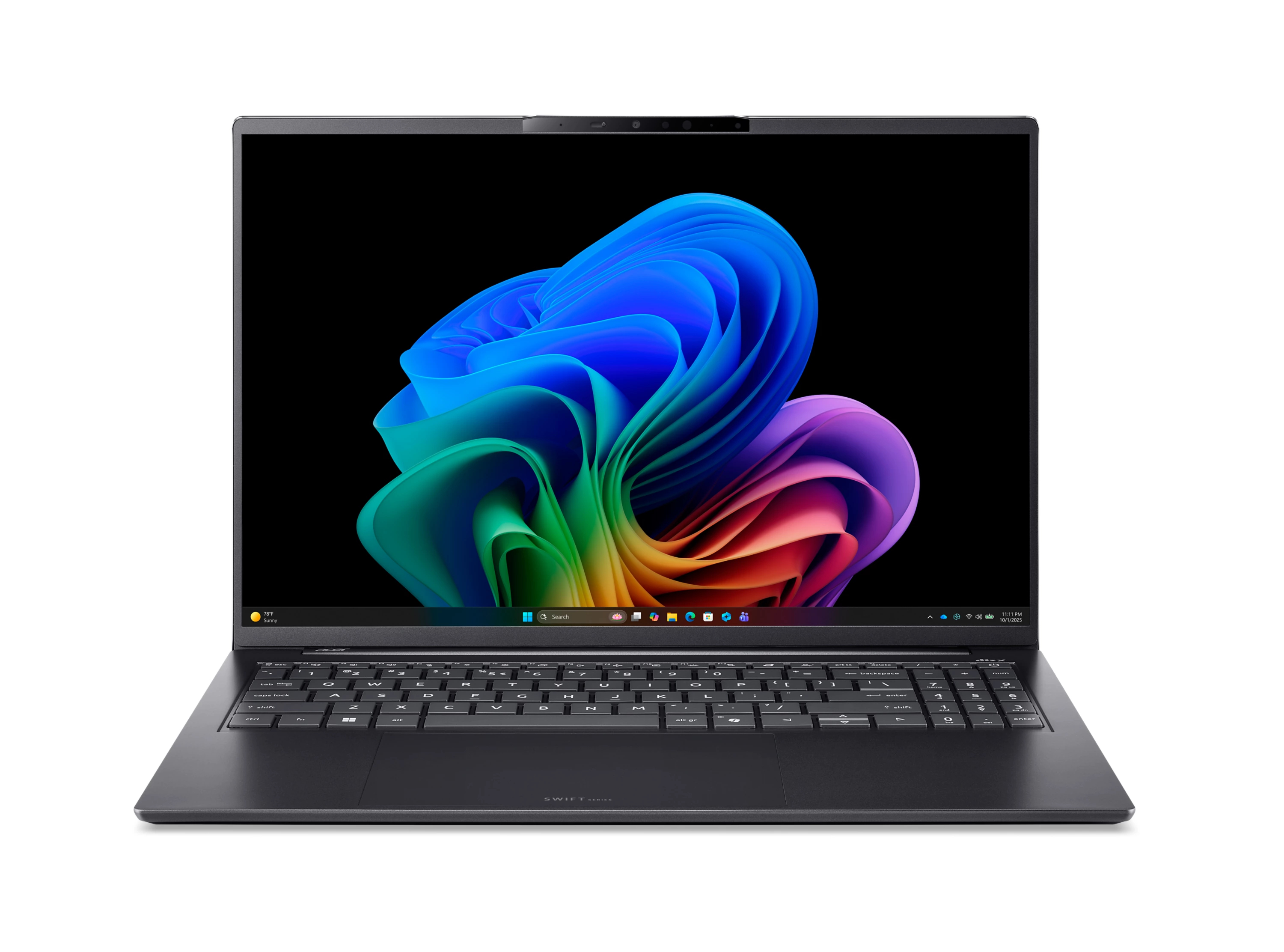 Acer Swift Go 16 AI SFG16-I71 - 180°-Scharnierdesign - Intel Core Ultra 9 386H / 2.1 GHz - Evo - Win