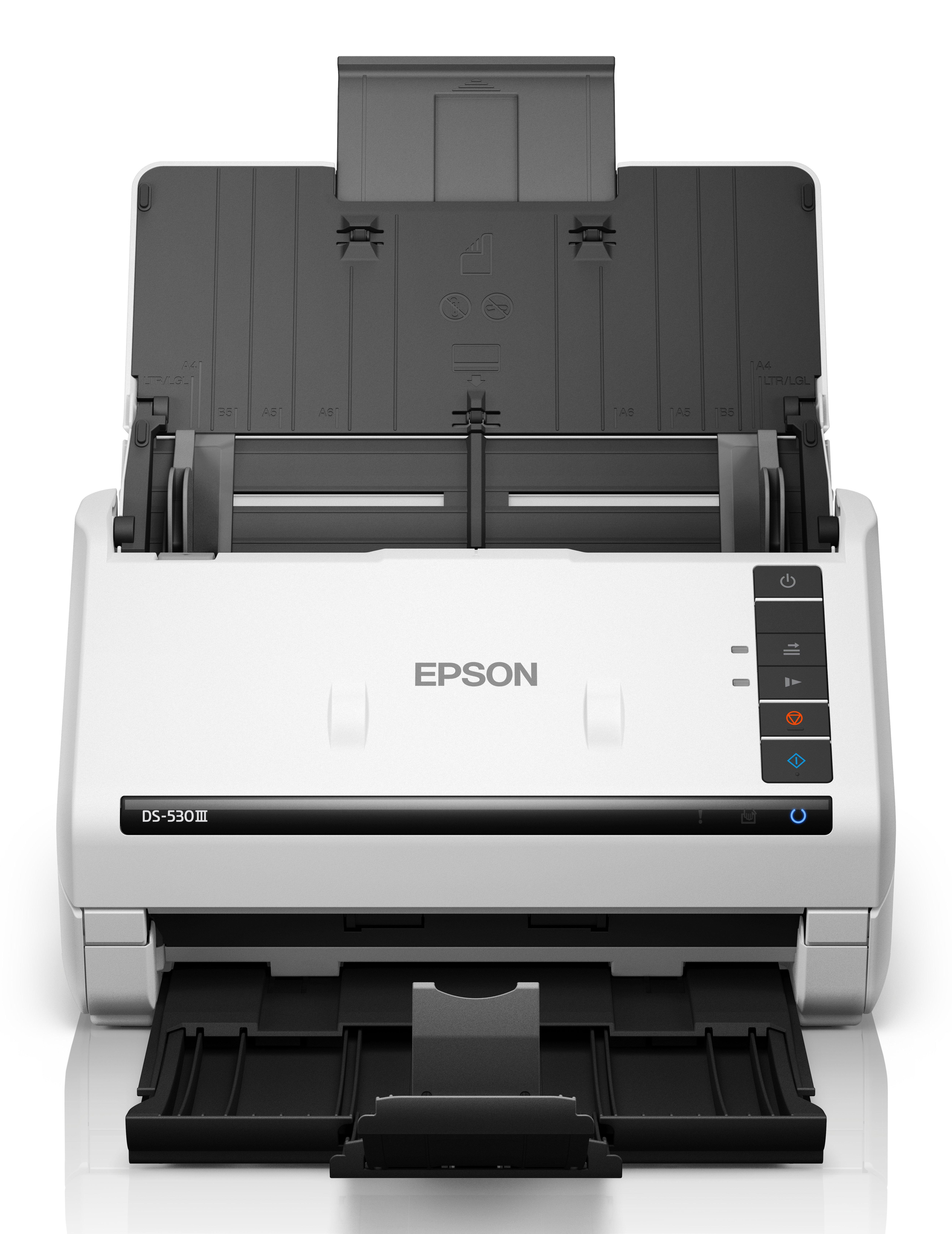 Epson WorkForce DS-530III - Dokumentenscanner - Duplex - A4 - 600 dpi x 600 dpi - bis zu 40 Seiten/M