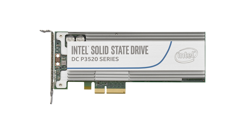 Intel Solid-State Drive DC P3520 Series - SSD - verschlüsselt - 1.2 TB - intern - PCIe 3.0 x4 (NVMe)