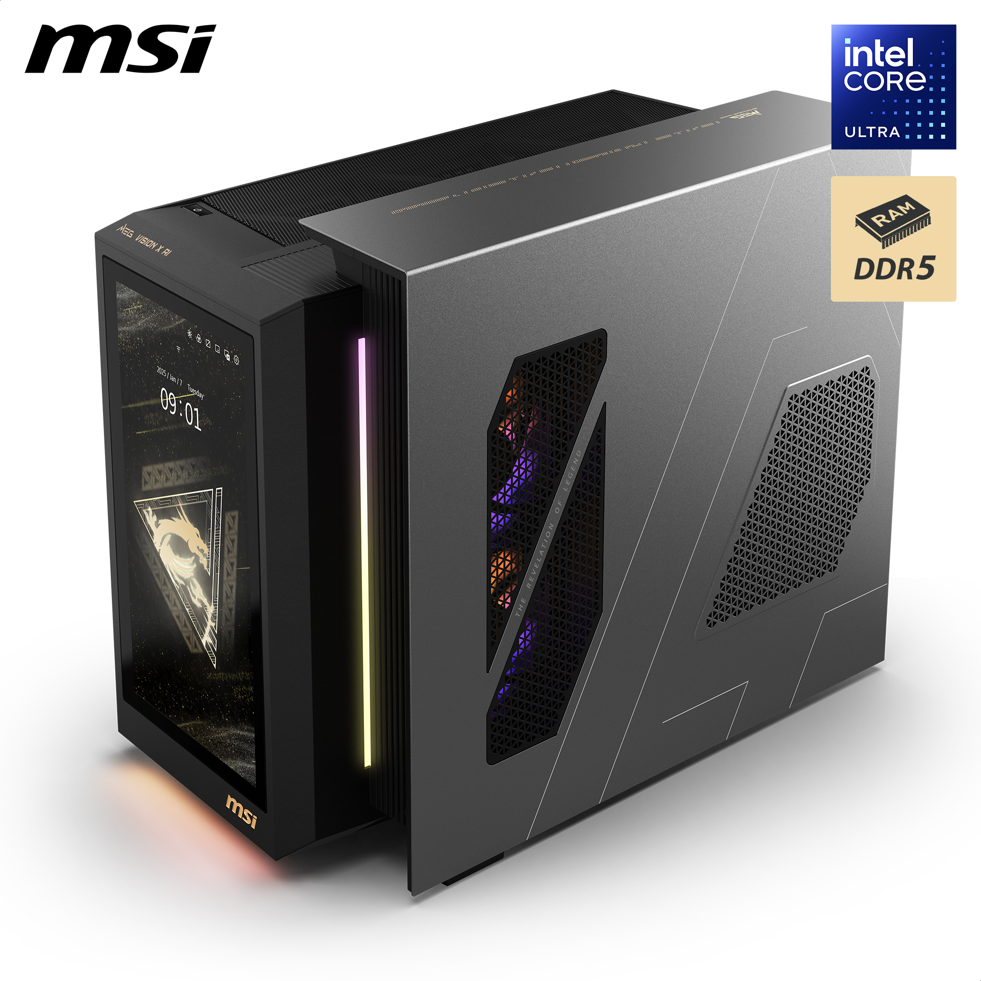 MSI MEG Vision X AI 2nd 2NVZ9-285AT, Core Ultra 9 285K, 64GB, 1TB, RTX 5080, Win11
