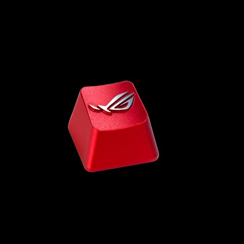 ASUS ROG Gaming Keycap Set, Tastaturkappe, Metall, Kunststoff, Schwarz, Rot