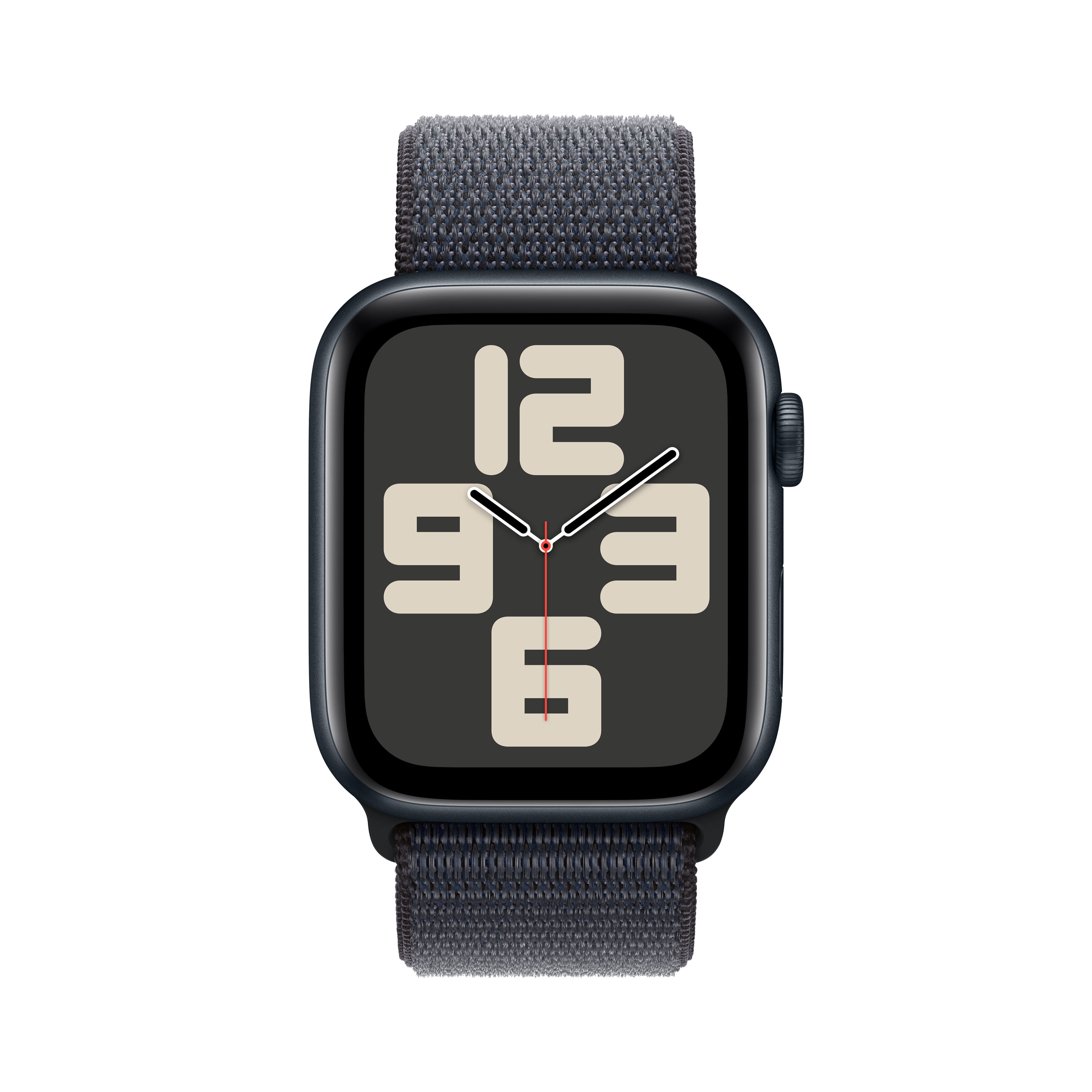 Apple Watch SE (2022) (GPS + Cellular) 44mm Mitternacht mit Sport Loop Tinte