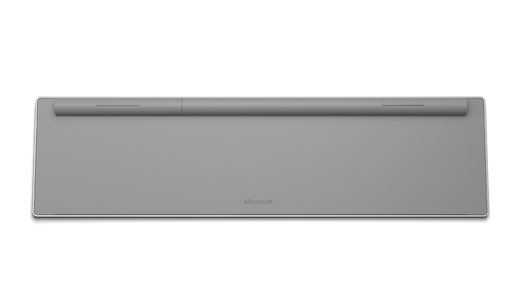Microsoft Surface , Volle Größe (100%), Kabellos, Bluetooth, Membran Key Switch, QWERTY, Grau