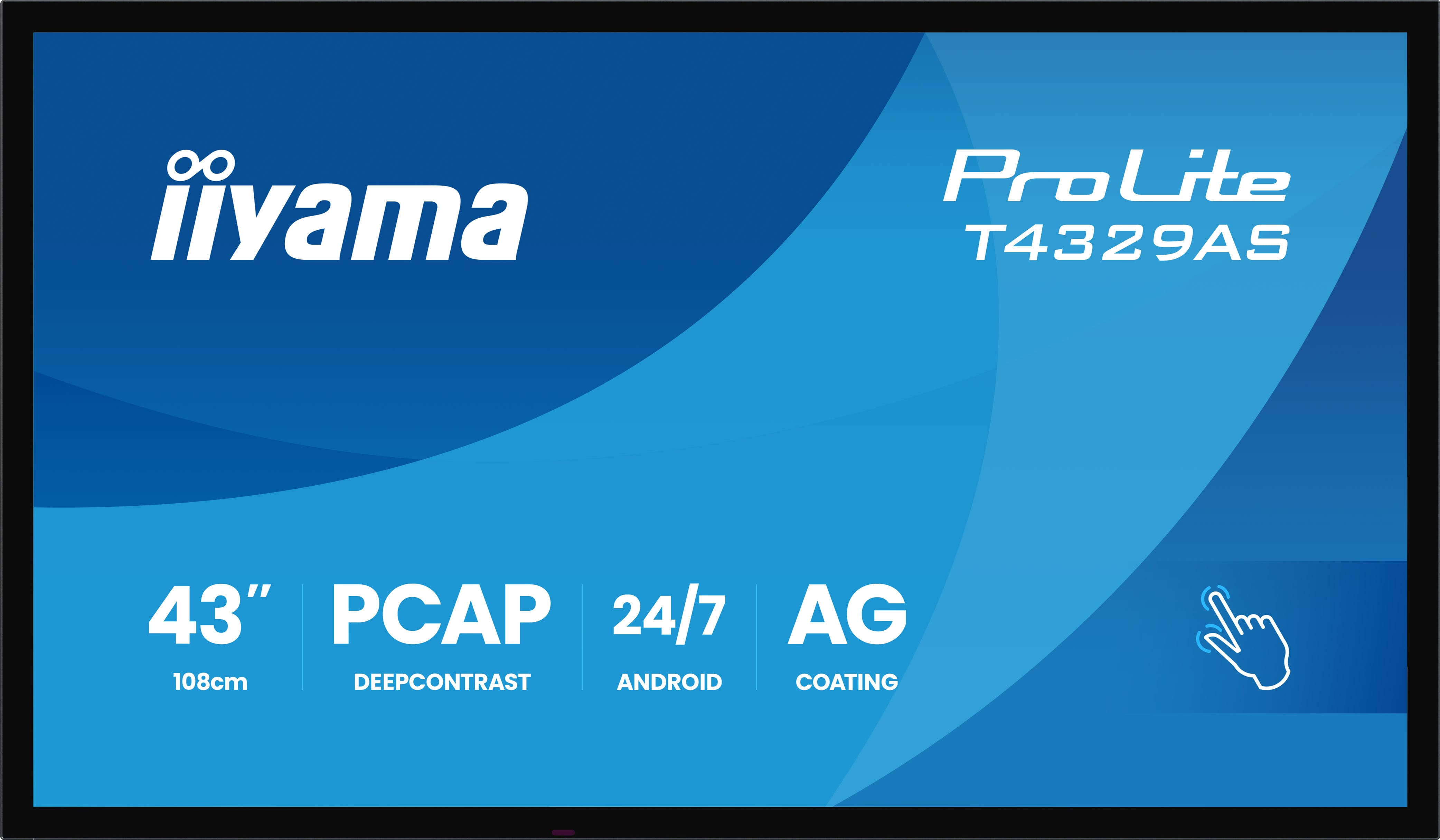 B-WARE - iiyama ProLite T4329AS-B1AG, 42.5" Interactive Display