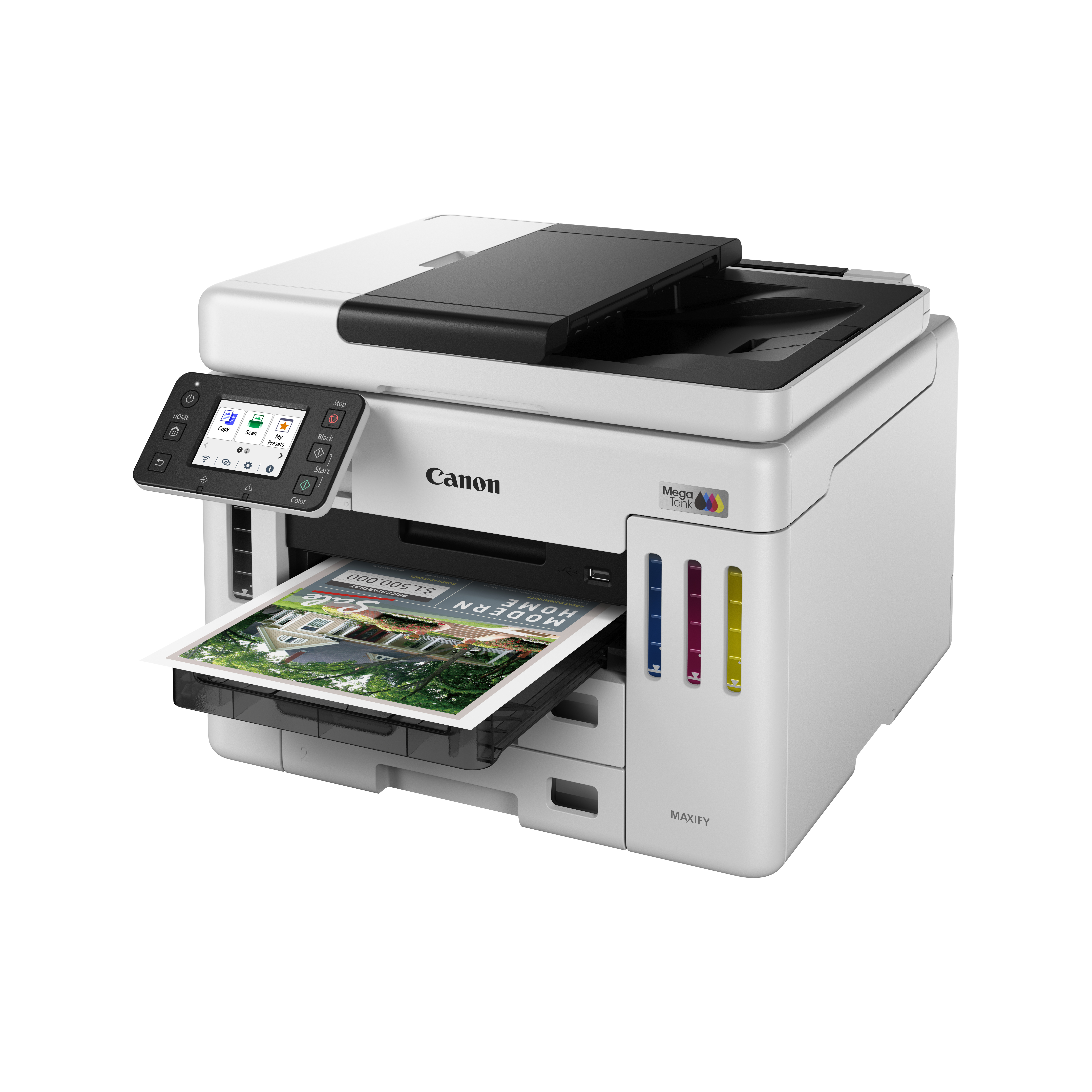 Canon MAXIFY GX7150 MegaTank - Multifunktionsdrucker - Farbe - Tintenstrahl - CISS - Legal (216 x 35