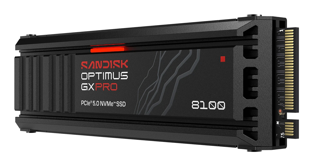 SanDisk Optimus GX PRO 8100 - SSD - verschlüsselt - 2 TB - intern - M.2 2280 S3-M (M.2 2280 S3-M)