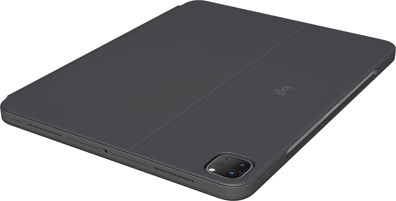 Logitech Combo Touch - Tastatur und Foliohülle - mit Trackpad - hinterleuchtet - Apple Smart connect