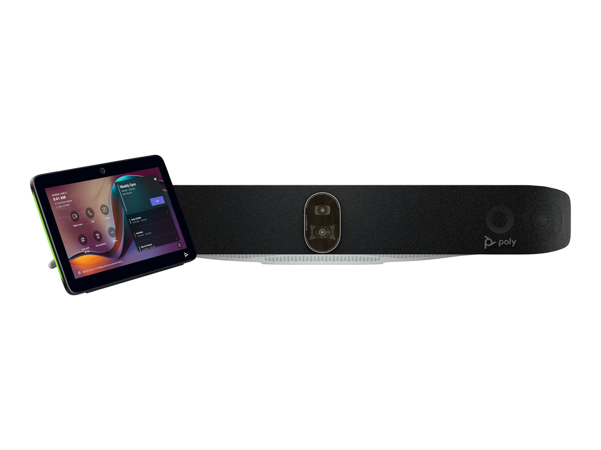 HP Poly Studio X72 All-In-One Video Bar mit TC10 Controller Kit