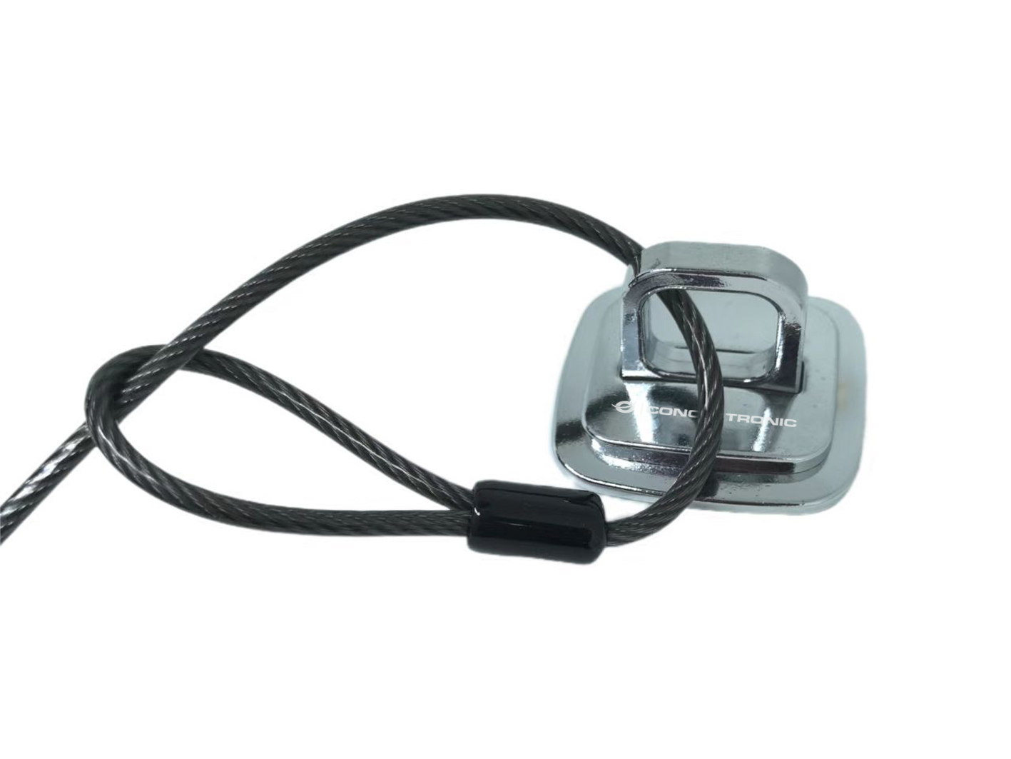 Conceptronic LBA01 Sicherheitsanker zur Schreibtischmontage, Verankerung, Silber, 1 Stück(e), Zink, 