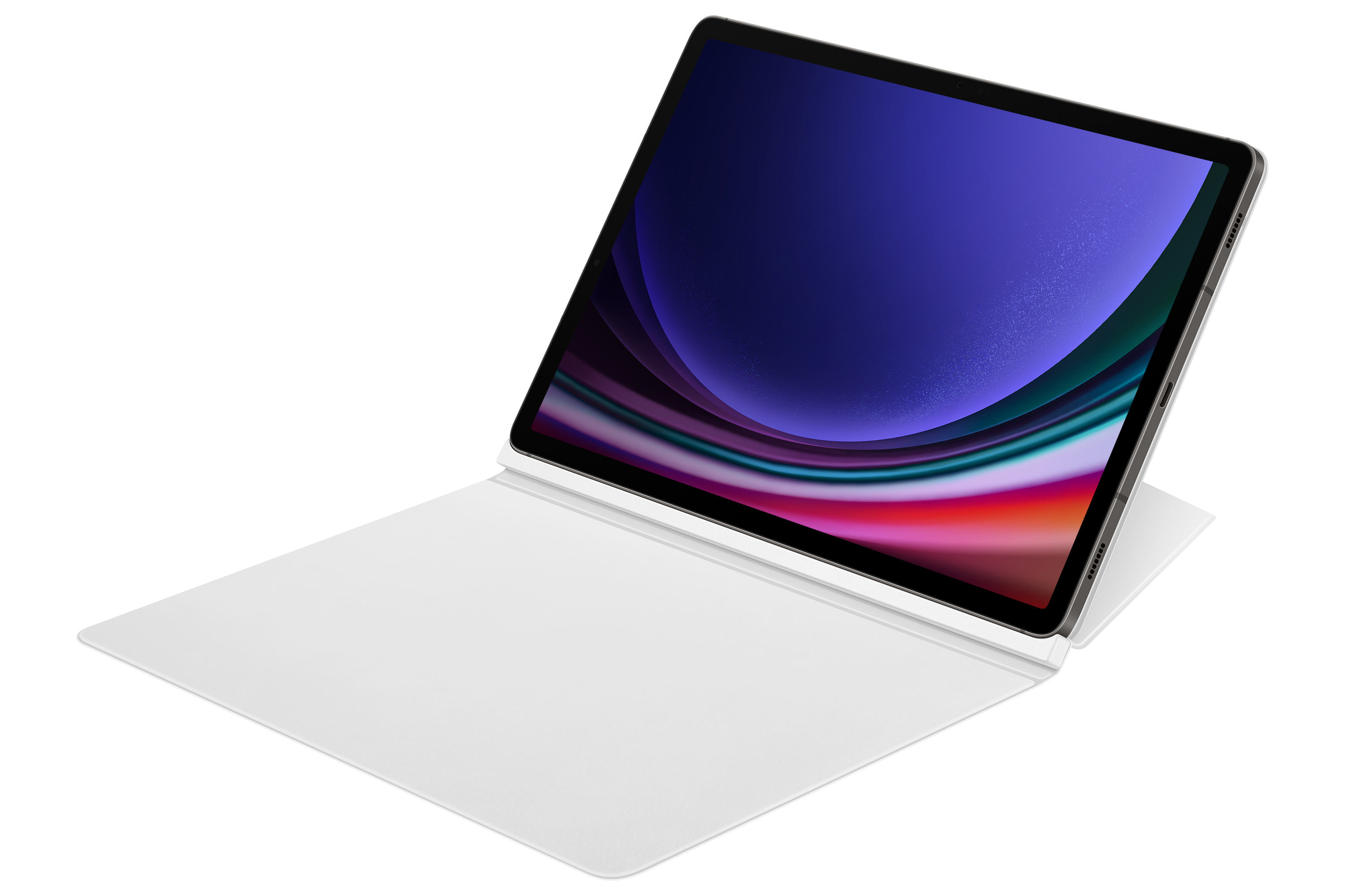 Samsung EF-BX710 - Flip-Hülle für Tablet - weiß