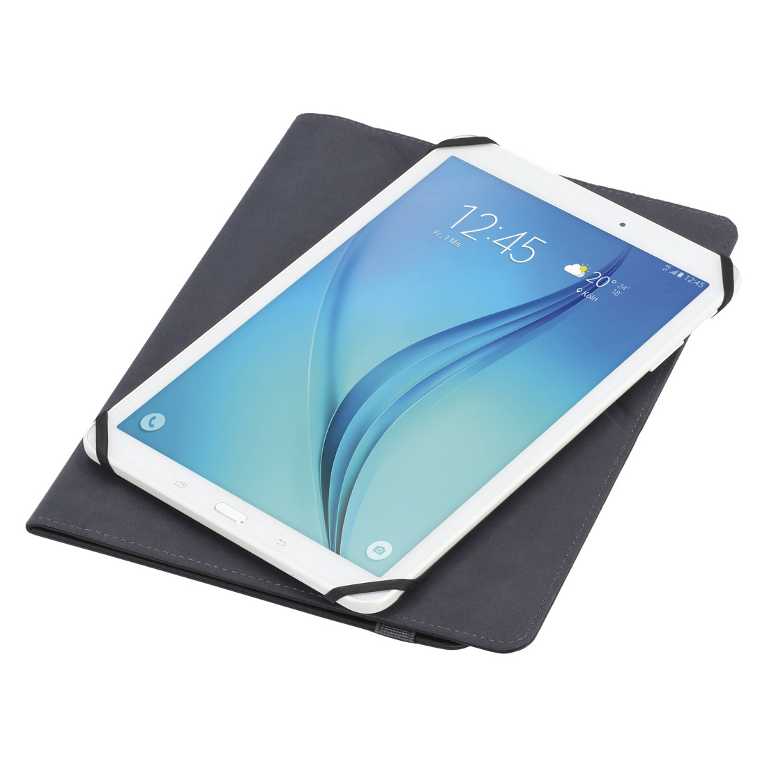 Hama "360 ° Rotation Uni" - Flip-Hülle für Tablet - Polyurethan - Schwarz - 22.9 cm - 28 cm (9" - 11