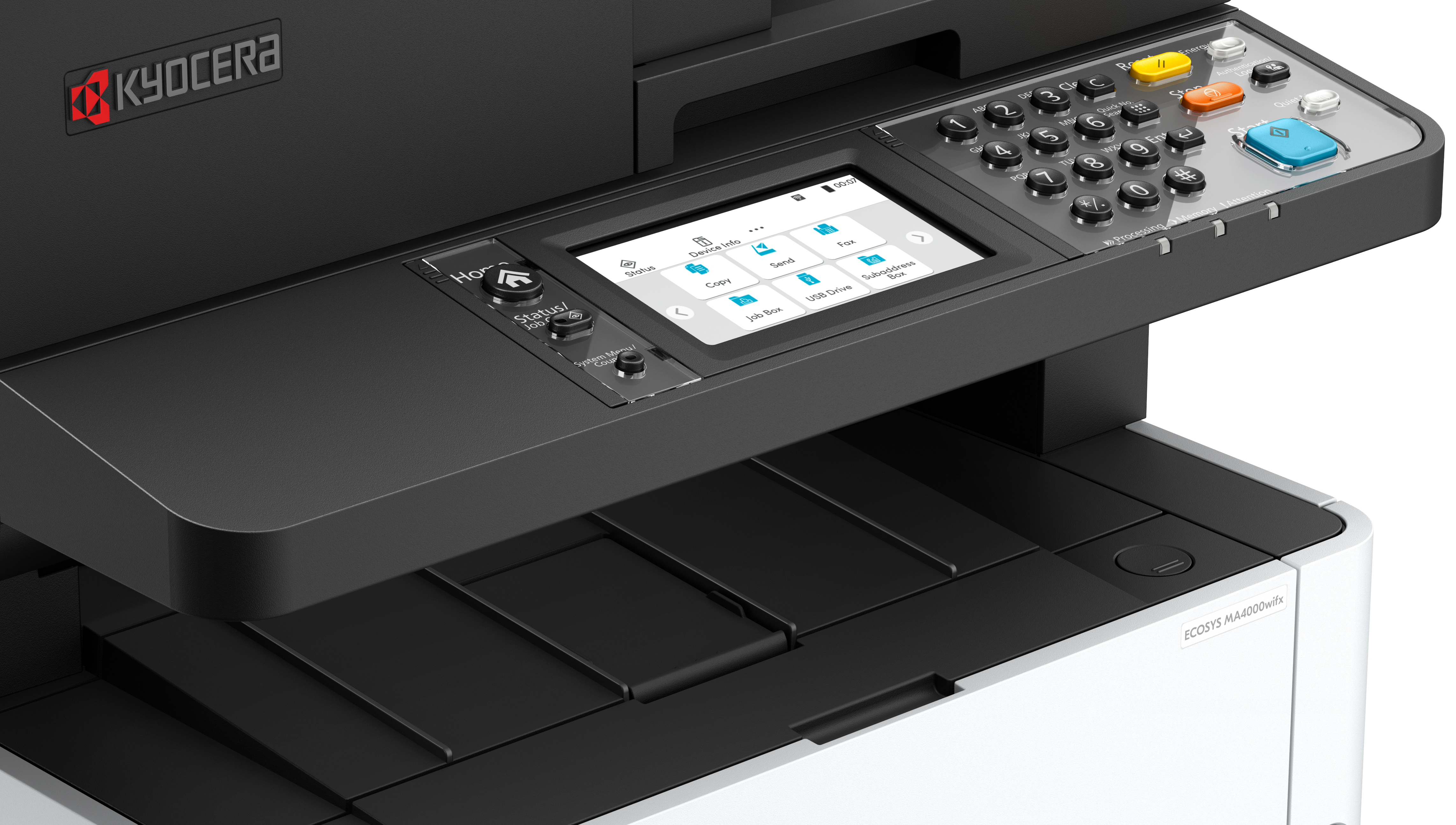 Kyocera ECOSYS MA4000wifx - Multifunktionsdrucker - s/w - Laser - Legal (216 x 356 mm)