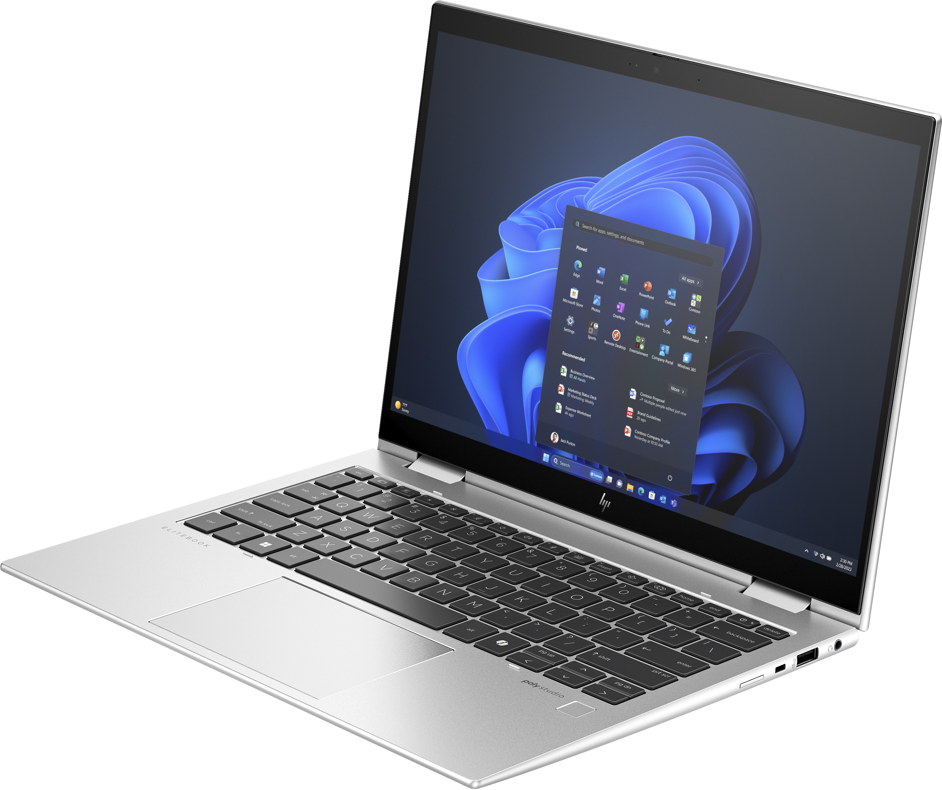 HP Elite x360 830 G11, 13,3" WUXGA Touch, Core Ultra 5 125U, 16GB RAM, 512GB SSD, Win11 Pro 9G0K2ET