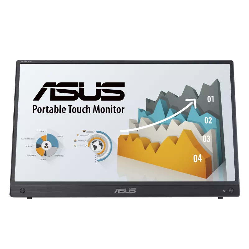 ASUS ZenScreen MB16AMTR, 15.6" FHD IPS, 60Hz, 5ms, 250nits, 1x Micro HDMI, 1x USB-C m. DP