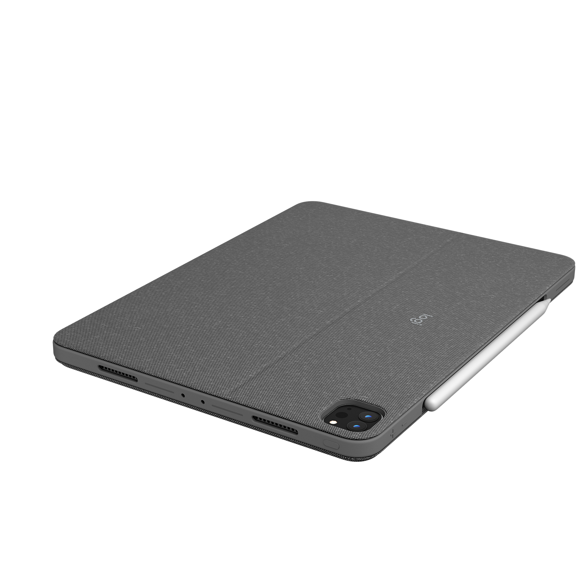 Logitech Combo Touch - Tastatur und Foliohülle - mit Trackpad - hintergrundbeleuchtet - Apple Smart