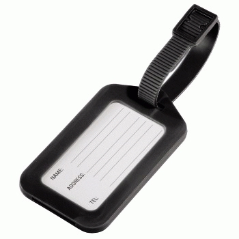 Hama Kofferanhänger für Tragetasche - Schwarz (Packung mit 2)