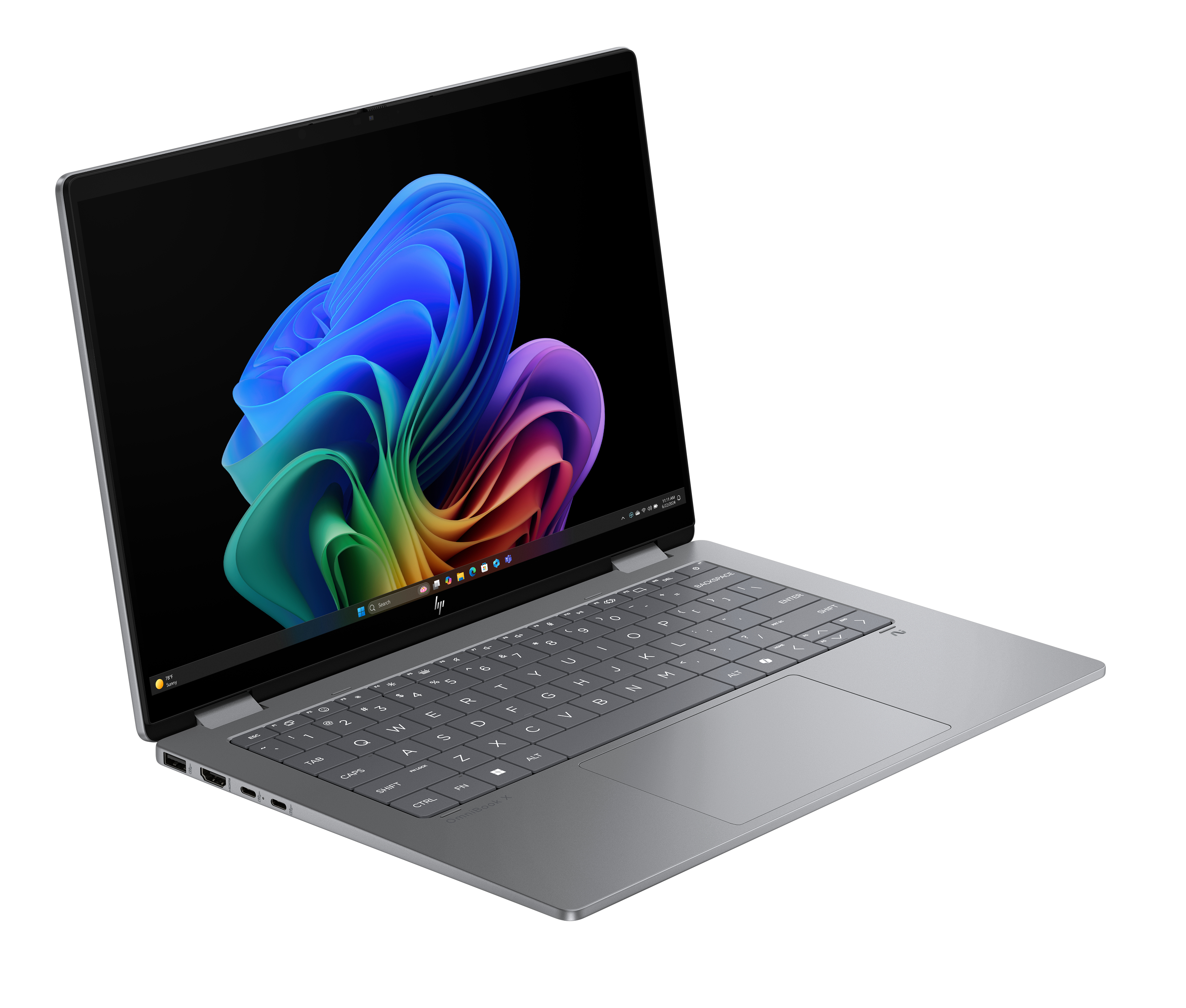 HP OmniBook X Flip Next Gen AI 14-fk0154ng, AMD Ryzen AI 5, 2 GHz, 35,6 cm (14"), 2880 x 1800 Pixel,
