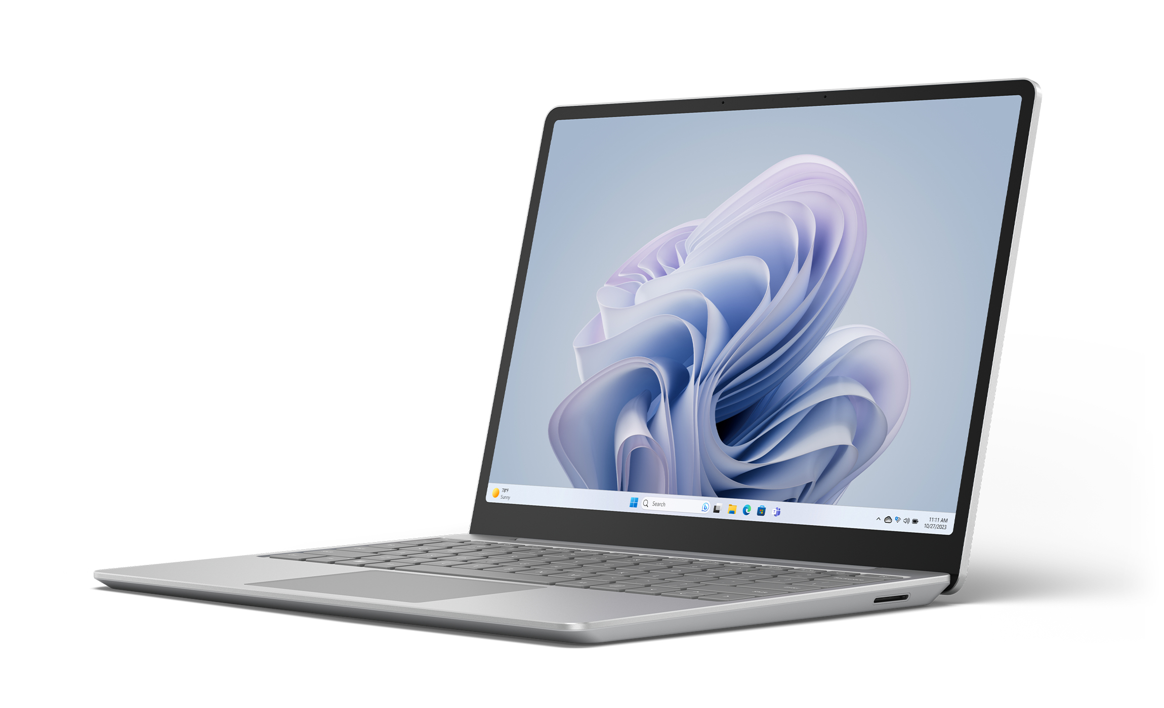 Microsoft Surface Laptop Go 3 Platin, 12,4" Touch, Core i5-1235U, 8GB RAM, 256GB SSD, Win11