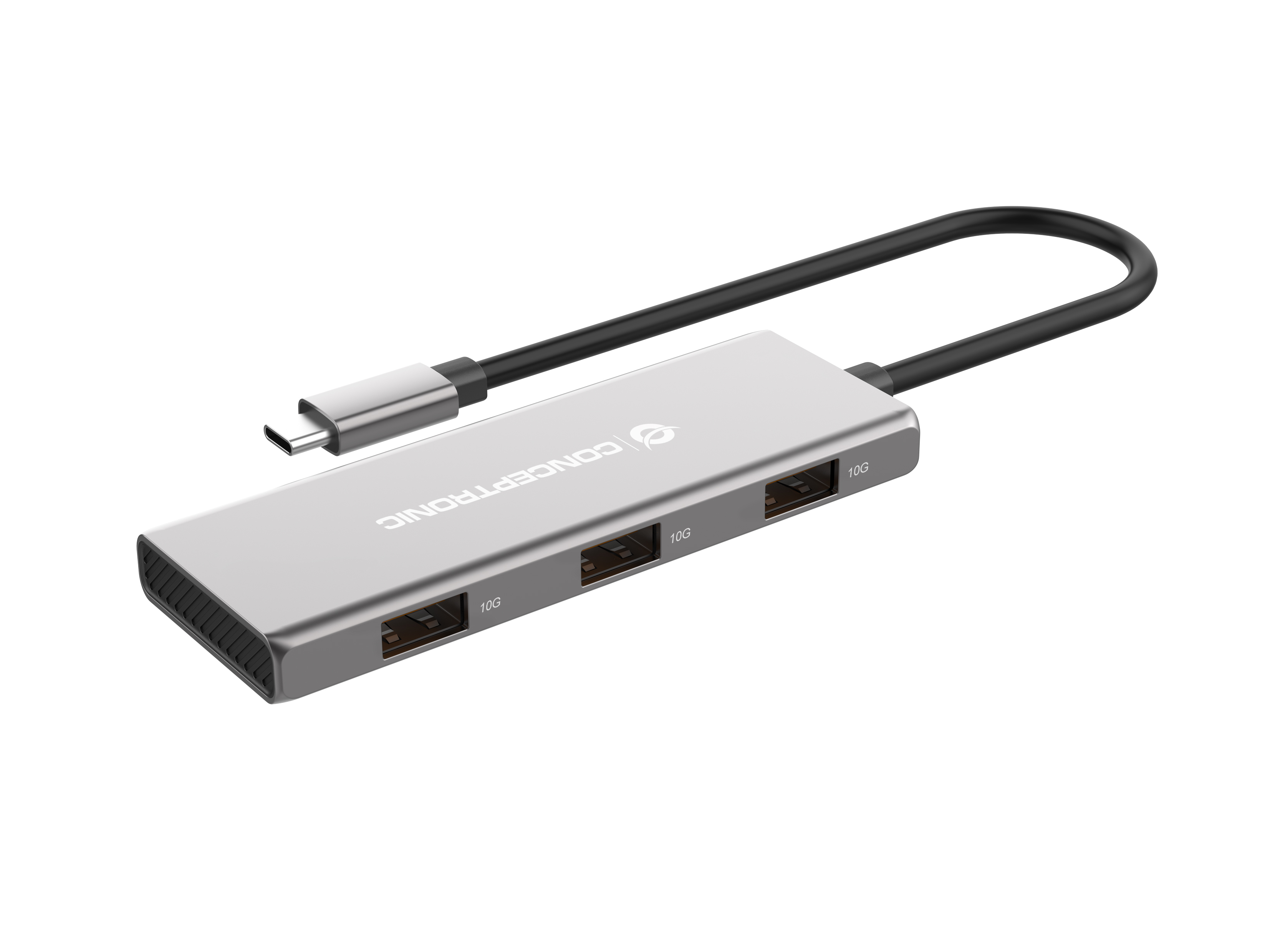 Conceptronic HUBBIES17G, USB 3.2 Gen 2 (3.1 Gen 2) Type-C, USB 3.2 Gen 2 (3.1 Gen 2) Type-A, USB 3.2