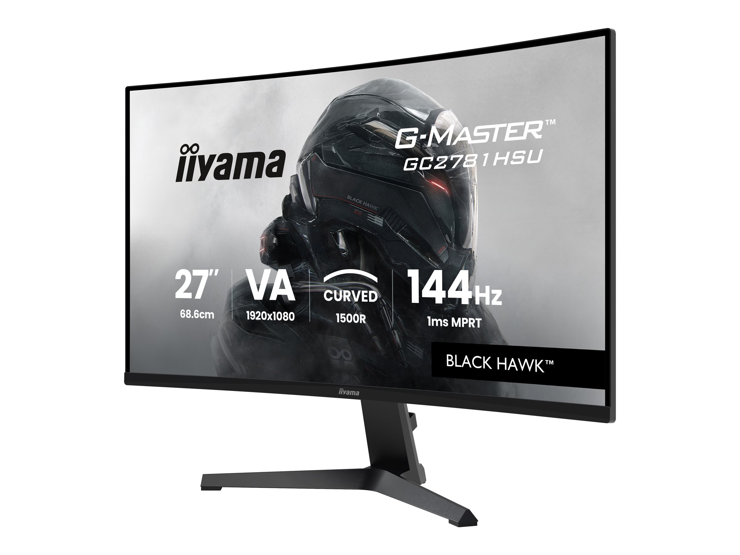 B-WARE - Iiyama G-MASTER Black Hawk GC2781HSU-B1 - LED-Monitor - Gaming - gebogen - 68.6 cm (27")