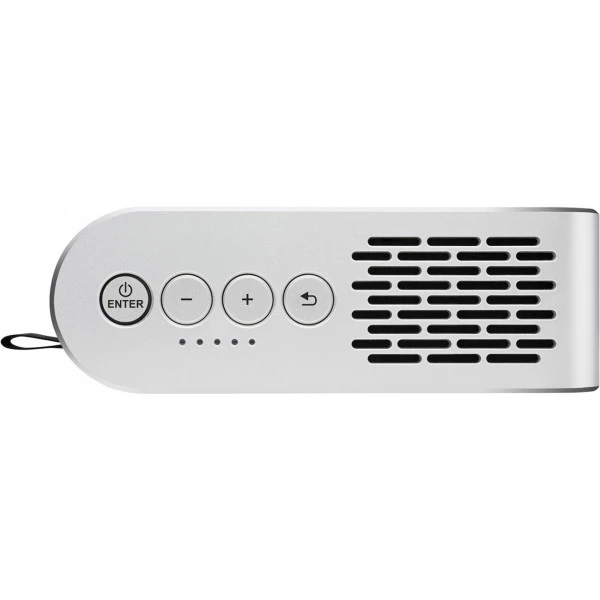 ViewSonic M1+, 300 ANSI Lumen, DLP, WVGA (854x480), 120000:1, 16:9, 609,6 - 2540 mm (24 - 100 Zoll)
