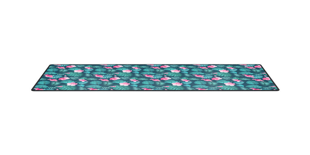 Cherry XTRFY GP5-XL-TROPICAL, Mehrfarbig, Abbildung, Tuch, Gummi, Anti-Rutsch-Basis, Gaming-Mauspad