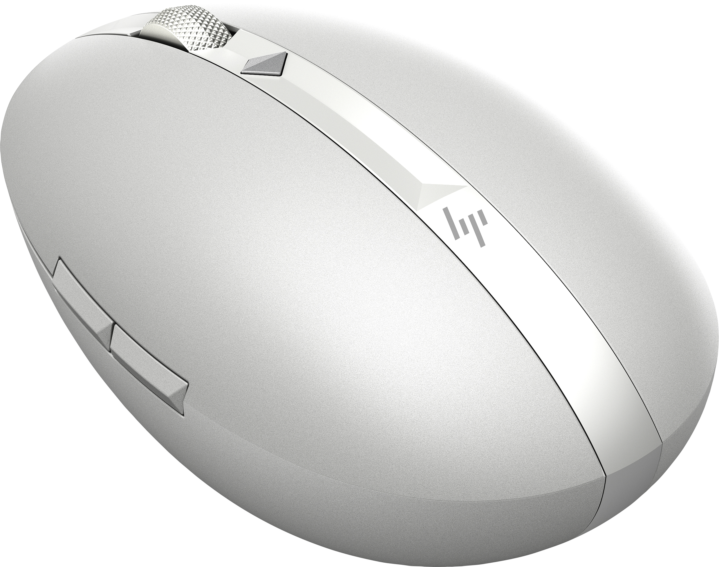 HP Spectre wiederaufladbare Maus 700 (Turbo Silver), Beidhändig, Laser, RF Wireless + Bluetooth, 160