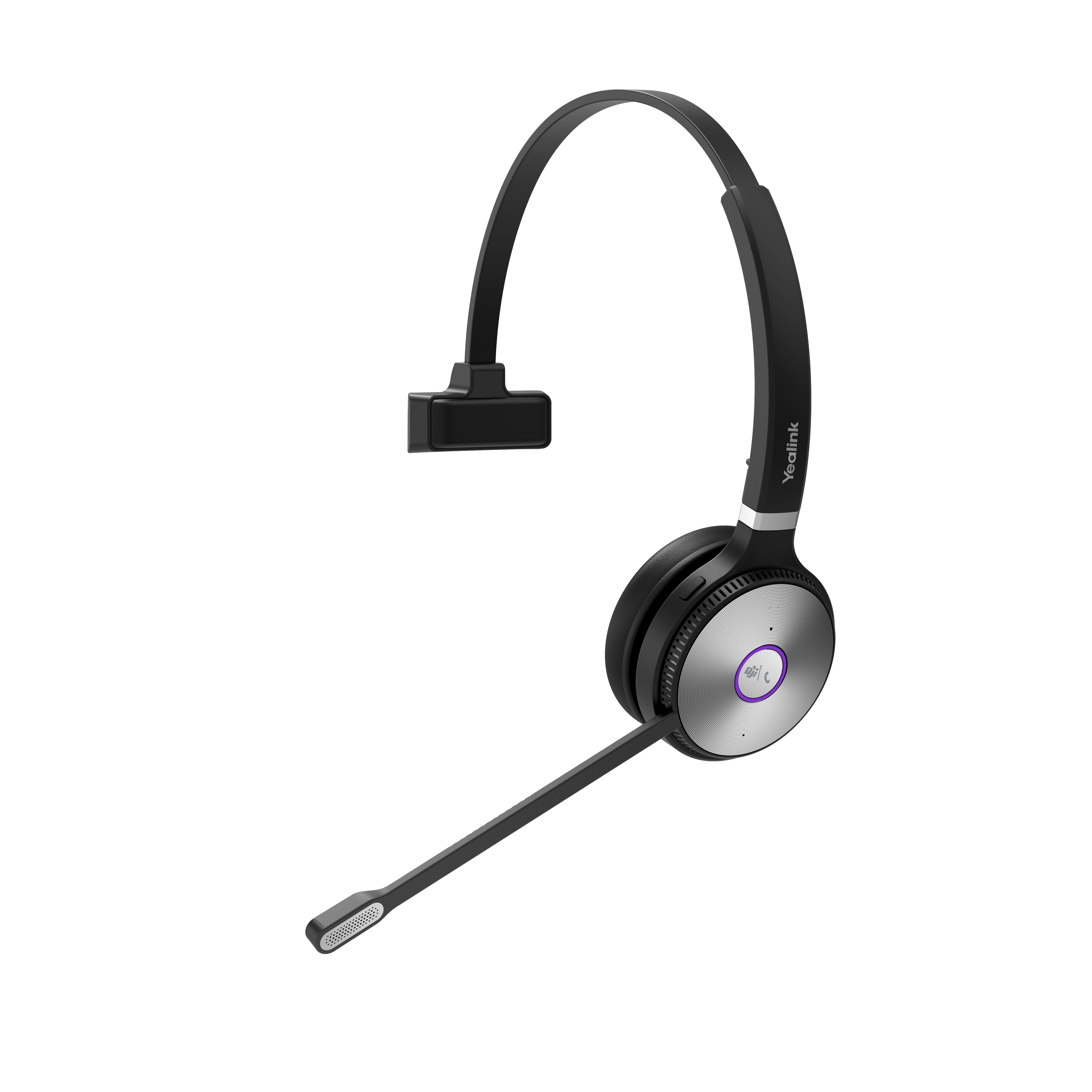 Yealink WH62 Mono Teams Headset, Kabellos, Büro/Callcenter, 20 - 20000 Hz, 80 g, Kopfhörer, Schwarz